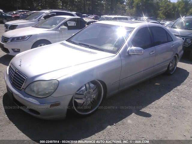 WDBNG70J73A329925 - 2003 MERCEDES-BENZ S 430 SILVER photo 2