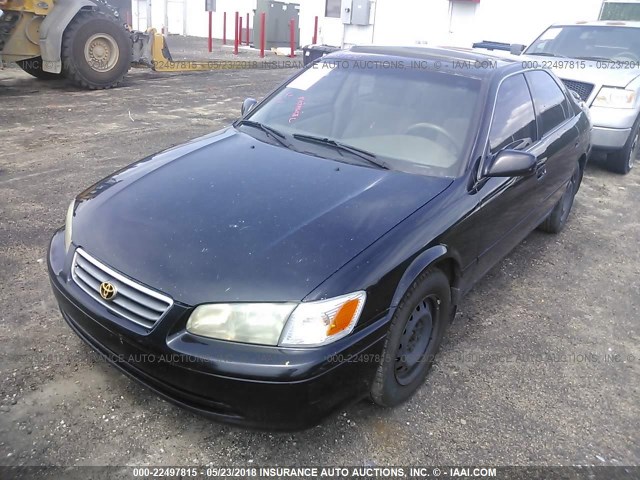 JT2BG22K210552267 - 2001 TOYOTA CAMRY CE/LE/XLE BLACK photo 2