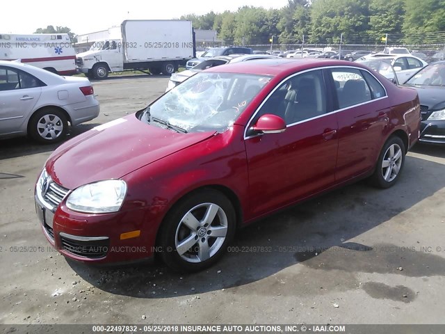 3VWRZ71K78M173235 - 2008 VOLKSWAGEN JETTA SE/SEL RED photo 2