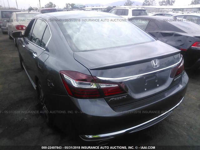1HGCR2F5XHA070713 - 2017 HONDA ACCORD SPORT 灰色 照片 3