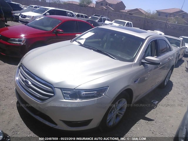 1FAHP2E81HG117278 - 2017 FORD TAURUS SEL GOLD photo 2