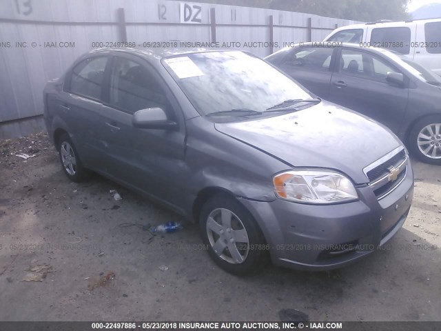 KL1TD5DE8BB234275 - 2011 CHEVROLET AVEO LS/LT SILVER photo 1