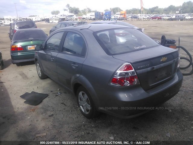 KL1TD5DE8BB234275 - 2011 CHEVROLET AVEO LS/LT SILVER photo 3