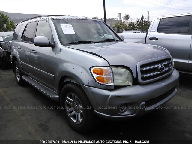 5TDZT38A73S203692 - 2003 TOYOTA SEQUOIA LIMITED Pewter photo 1