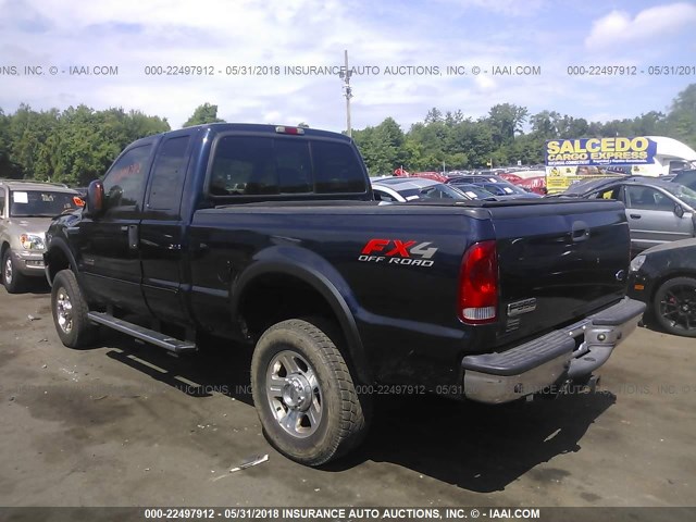 1FTWX31P76EA14394 - 2006 FORD F350 SRW SUPER DUTY BLUE photo 3