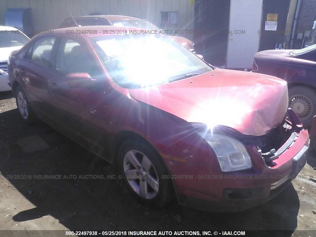 3FAHP07Z07R220659 - 2007 FORD FUSION SE MAROON photo 1