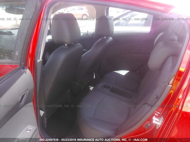 KL8CD6S92FC795374 - 2015 CHEVROLET SPARK 1LT RED photo 8