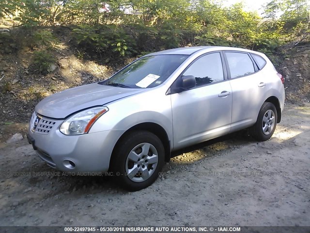 JN8AS58VX9W446358 - 2009 NISSAN ROGUE S/SL SILVER photo 2