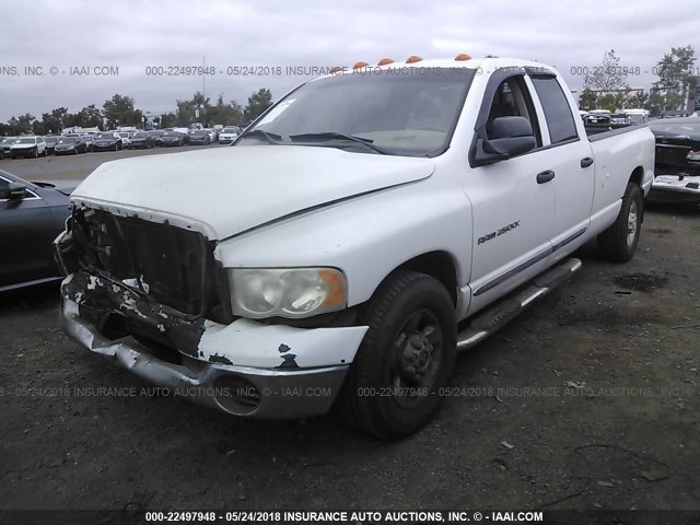 3D7KA28C44G143900 - 2004 DODGE RAM 2500 ST/SLT WHITE photo 2