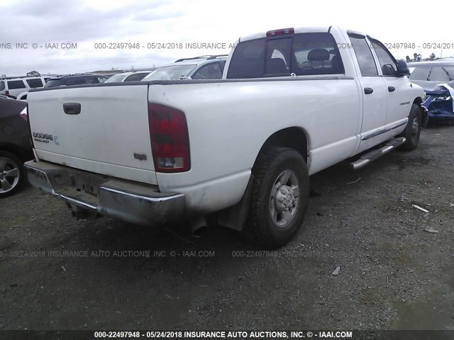 3D7KA28C44G143900 - 2004 DODGE RAM 2500 ST/SLT WHITE photo 4