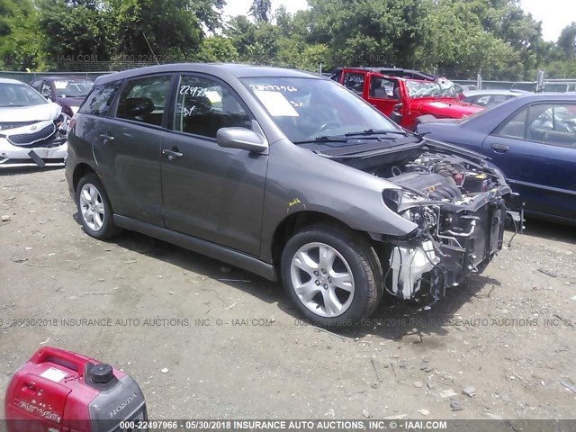 2T1LR30E55C450434 - 2005 TOYOTA COROLLA MATRIX XR GRAY photo 1