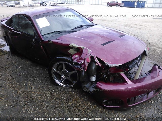 1FAFP48Y73F319796 - 2003 FORD MUSTANG COBRA SVT RED photo 6