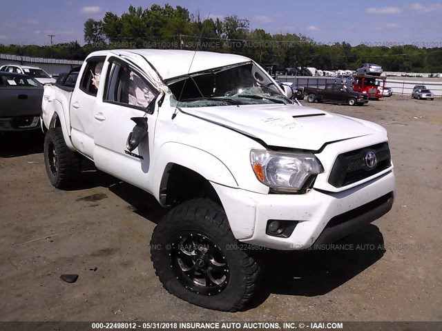 5TFLU4EN7DX074316 - 2013 TOYOTA TACOMA DOUBLE CAB თეთრი ფოტო 1