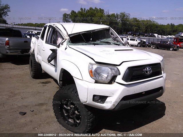 5TFLU4EN7DX074316 - 2013 TOYOTA TACOMA DOUBLE CAB WHITE photo 6