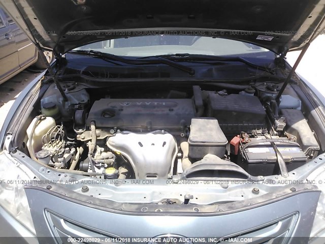 4T1BE46K19U801774 - 2009 TOYOTA CAMRY SE/LE/XLE 绿色 照片 10