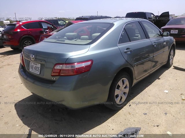 4T1BE46K19U801774 - 2009 TOYOTA CAMRY SE/LE/XLE 绿色 照片 4