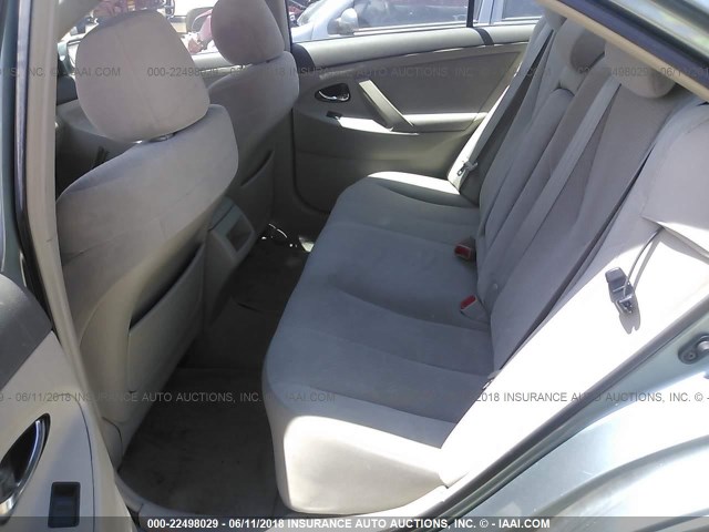 4T1BE46K19U801774 - 2009 TOYOTA CAMRY SE/LE/XLE 绿色 照片 8