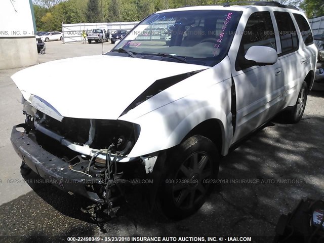 5GADT13SX42311667 - 2004 BUICK RAINIER CXL WHITE photo 2