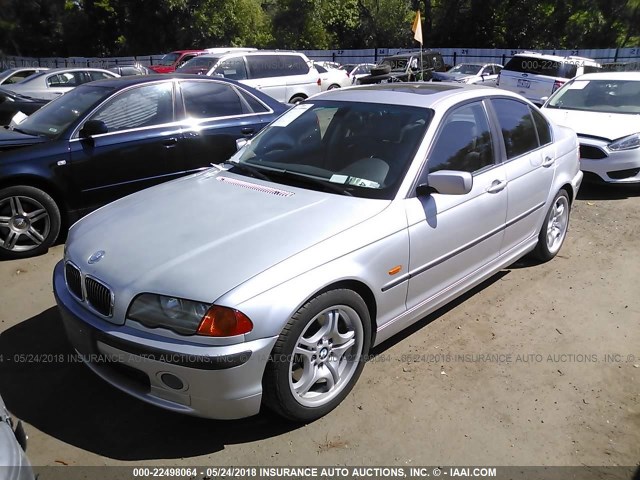 WBAAV53471JR78179 - 2001 BMW 330 I SILVER photo 2