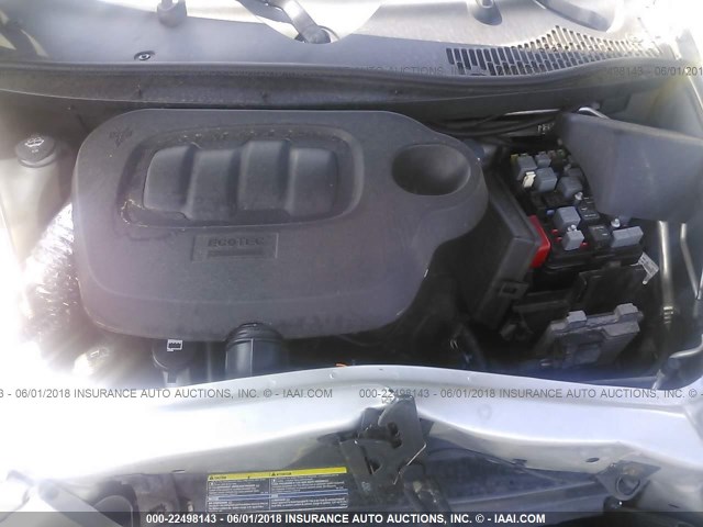 3GNDA33D78S649269 - 2008 CHEVROLET HHR LS SILVER photo 10