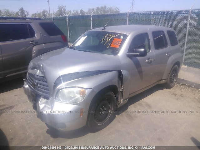 3GNDA33D78S649269 - 2008 CHEVROLET HHR LS SILVER photo 2