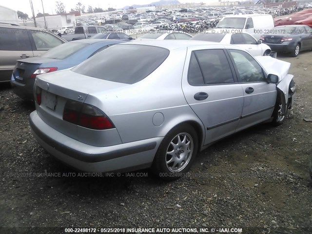 YS3ED48E9Y3004486 - 2000 SAAB 9-5 SILVER photo 4