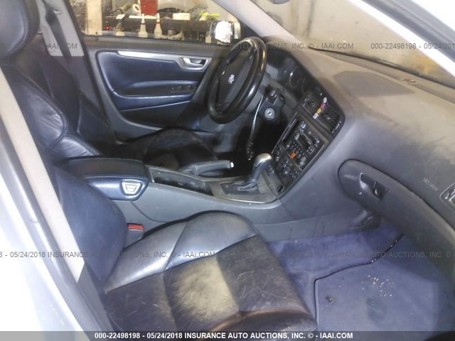 YV1RH527852451304 - 2005 VOLVO S60 R GRAY photo 5