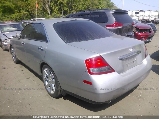 JNKAY41E94M401140 - 2004 INFINITI M45 SILVER photo 3