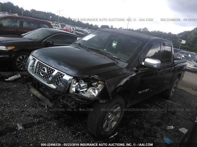 1N6BA07D49N309594 - 2009 NISSAN TITAN XE/SE/LE BLACK photo 2