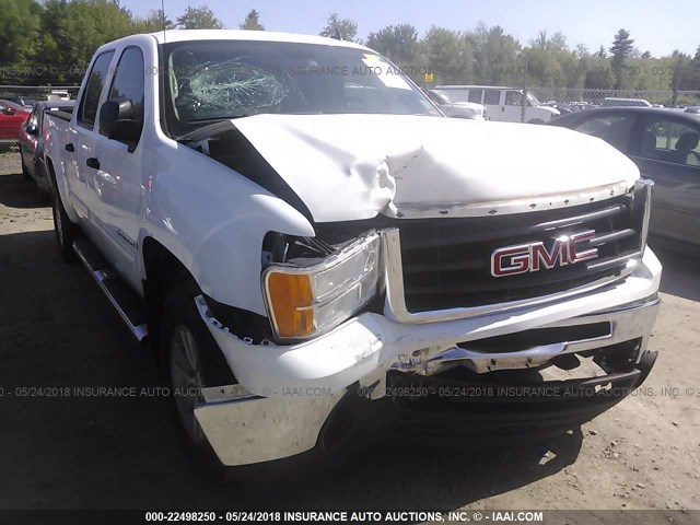 3GTEK23M09G103339 - 2009 GMC SIERRA K1500 SLE WHITE photo 6