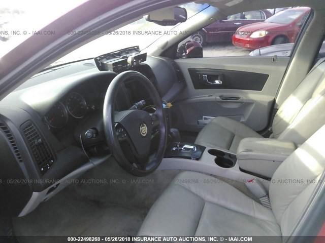 1G6DM57T660108878 - 2006 CADILLAC CTS MAROON photo 5