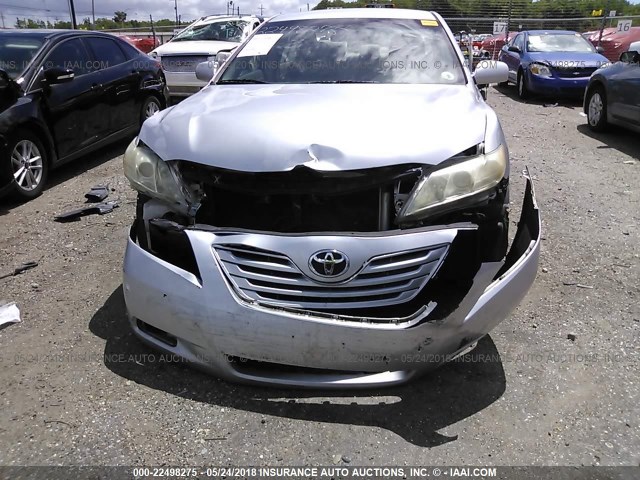 4T1BE46K29U311425 - 2009 TOYOTA CAMRY SE/LE/XLE SILVER photo 6