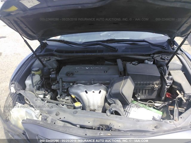 4T1BE46K47U662978 - 2007 TOYOTA CAMRY NEW GENERAT CE/LE/XLE/SE GRAY photo 10