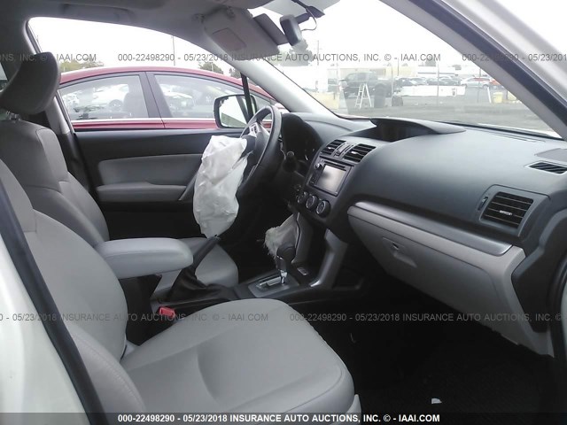 JF2SJAMC0EH559820 - 2014 SUBARU FORESTER 2.5I TOURING WHITE photo 5