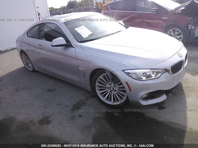 WBA3N9C59EF720022 - 2014 BMW 428 XI SILVER photo 1