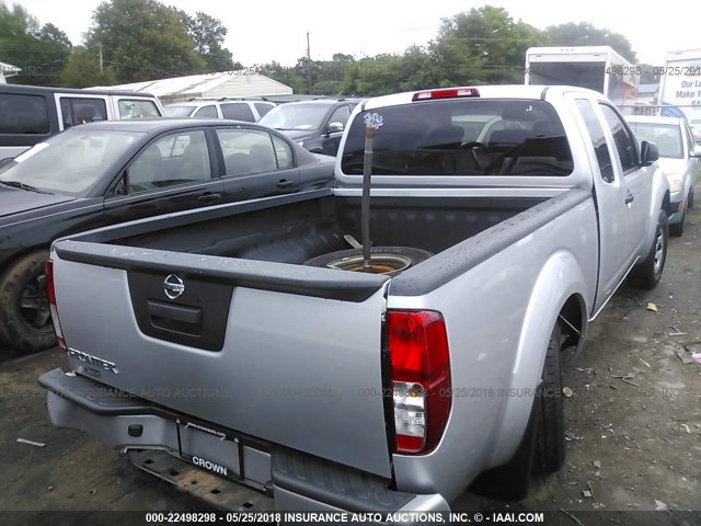 1N6BD0CT1HN718008 - 2017 NISSAN FRONTIER S/SV SILVER photo 4