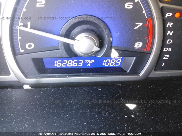 19XFA16939E001098 - 2009 HONDA CIVIC EXL BLUE photo 7