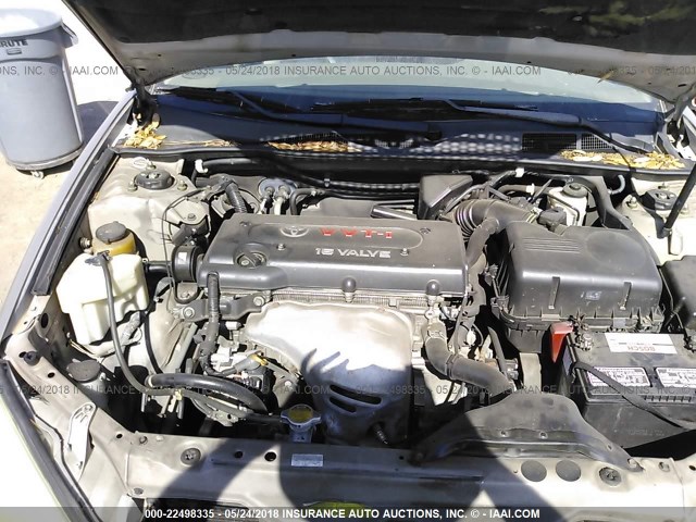 4T1BE32K44U306994 - 2004 TOYOTA CAMRY LE/XLE/SE 金色 照片 10