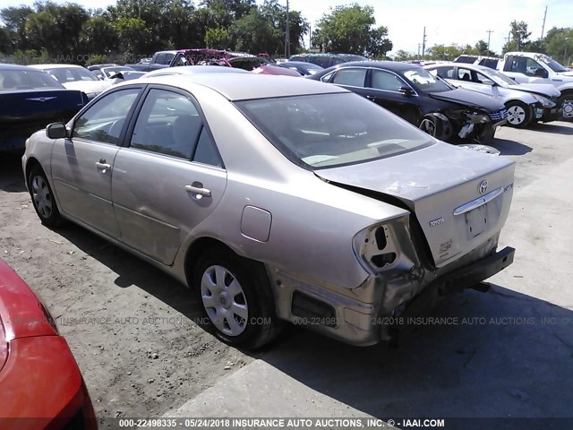 4T1BE32K44U306994 - 2004 TOYOTA CAMRY LE/XLE/SE 金色 照片 3
