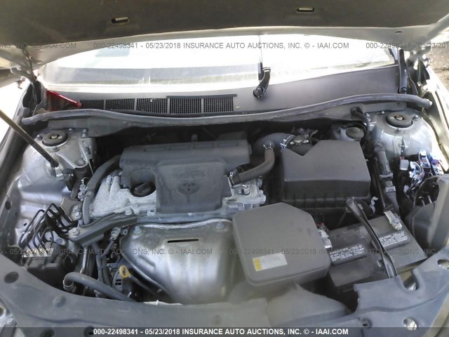 4T4BF1FKXGR527649 - 2016 TOYOTA CAMRY LE/XLE/SE/XSE SILVER photo 10