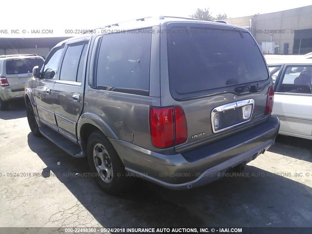 5LMFU28A91LJ06334 - 2001 LINCOLN NAVIGATOR Szary zdjęcie 3