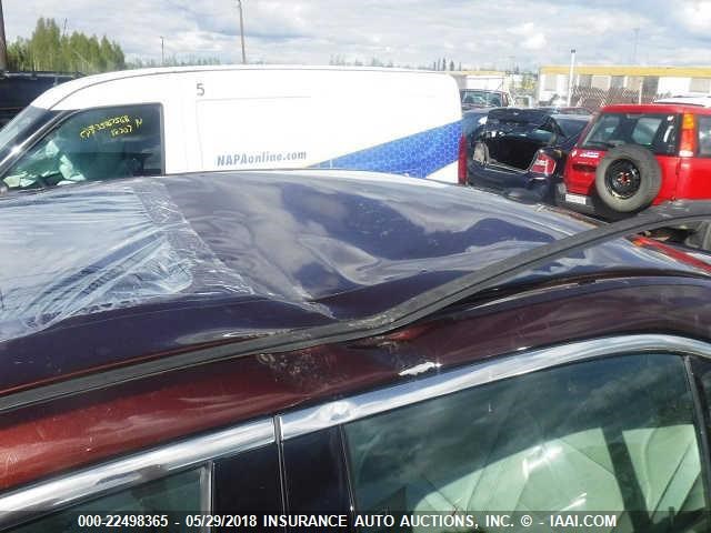 1FAHP2FW5CG109531 - 2012 FORD TAURUS LIMITED RED photo 6