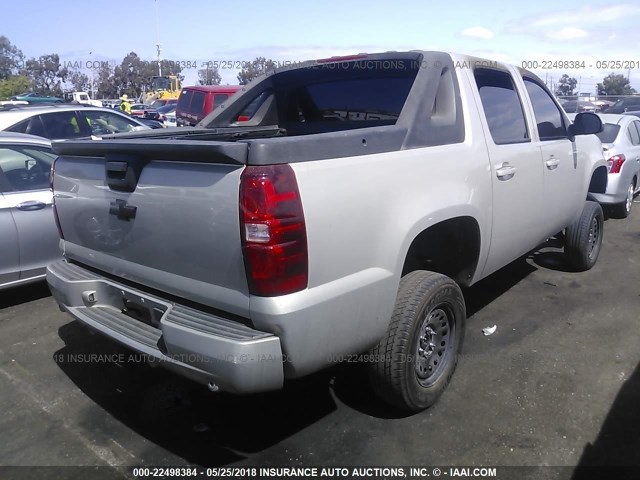 3GNEC12J78G124953 - 2008 CHEVROLET AVALANCHE C1500 BEIGE photo 4