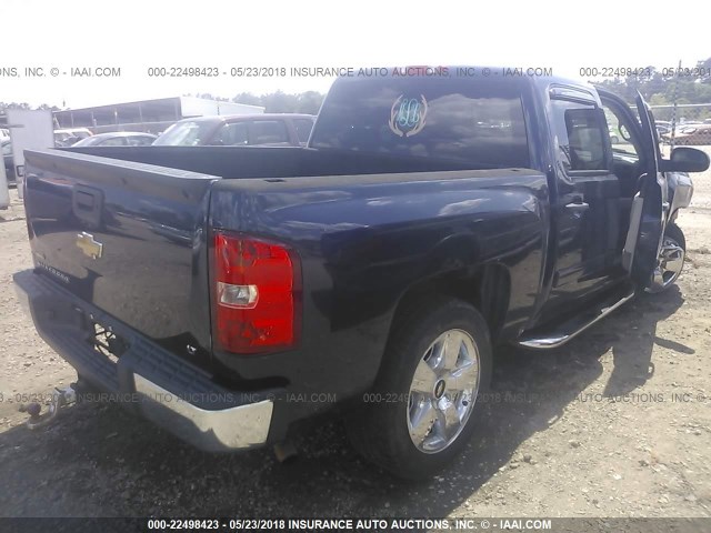 3GCPCSE03BG234559 - 2011 CHEVROLET SILVERADO C1500 LT BLUE photo 4