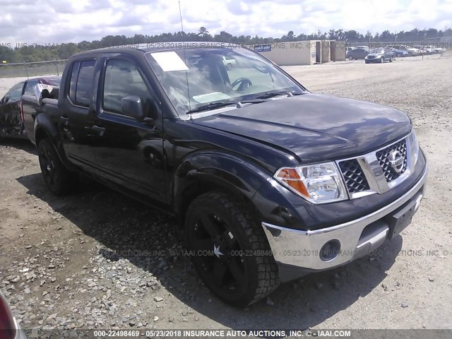 1N6AD07U25C424655 - 2005 NISSAN FRONTIER CREW CAB LE/SE/OFF ROAD BLACK photo 1