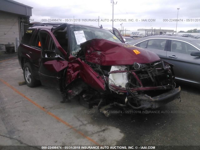 1GNET13M962206035 - 2006 CHEVROLET TRAILBLAZER LS/LT RED photo 1