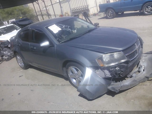 1B3LC76M48N162785 - 2008 DODGE AVENGER R/T GRAY photo 1