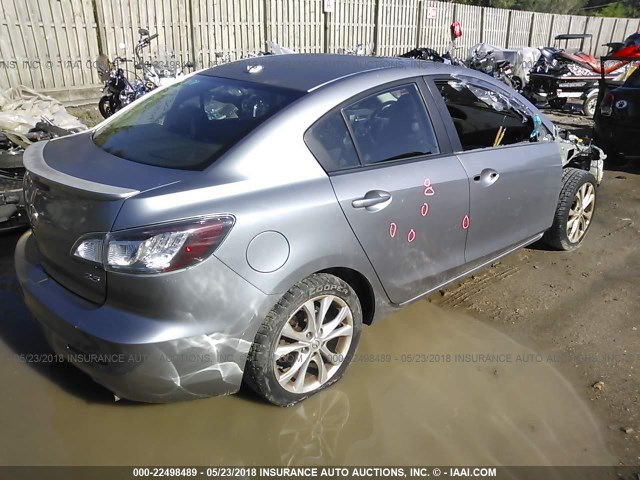 JM1BL1S5XA1162728 - 2010 MAZDA 3 S GRAY photo 4