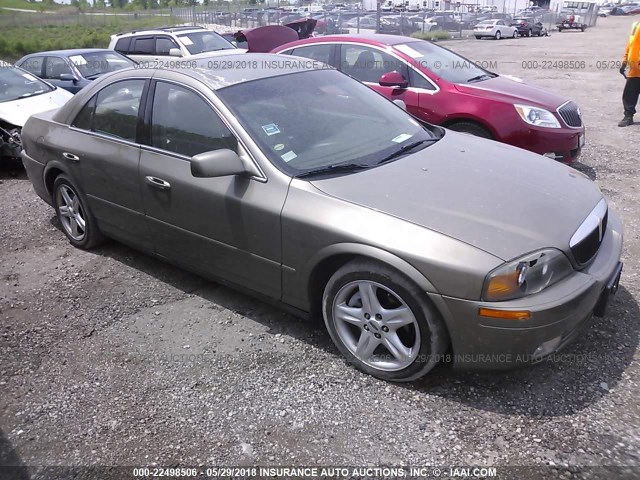 1LNHM87AX2Y625056 - 2002 LINCOLN LS TAN photo 1