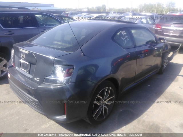 JTKJF5C71F3096956 - 2015 TOYOTA SCION TC 灰色 照片 4
